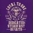 thumbnail image 6 of Wild Bobby Loyal To One Dedicated Steadfast In Faith | Religious Bible Verse John 14:6 Inspirational/Christian Women Graphic Long Sleeve Tee, Purple, Small, 6 of 6
