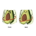 thumbnail image 4 of Disketp Avocado1 Print Women's Shorts Workout Shorts for Athletic Gym Running Shorts with Phone Pockets Large, 4 of 8