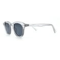 thumbnail image 6 of Micro Snug Round Hipster Horn Rim Nostalgic Retro Plastic Sunglasses Slate - Black, 6 of 7