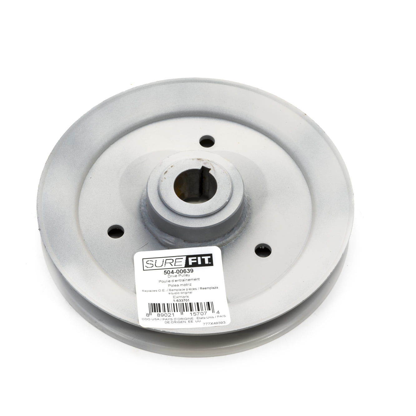 SureFit Pulley Drive Pulley For OEM Exmark 1633701