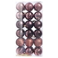 thumbnail image 1 of Joykith - 36 adornos navideños irrompibles para árbol de Navidad, colgantes para fiestas, bodas y fiestas, con vidrieras., 1 of 8