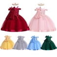 thumbnail image 2 of 2023 vestido de princesa de un hombro ropa infantil para niñas vestido de fiesta de boda de noche disfraz ropa de niños 3-10 años Vestido9-10T (etiqueta 150) Gao Jinjia LED, 2 of 2