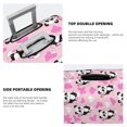 thumbnail image 3 of Hirioo Funny Panda Draws A Heart for Elasticity Suitcase Cover (No luggage Included) Durable Luggage Protector Fits 18-32 Inch Luggage-X-Large, 3 of 7