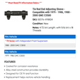 thumbnail image 2 of Tie Rod End Adjusting Sleeve - Compatible with 1979 - 1986, 1988 - 2000 GMC C3500 - Moog, 2 of 2