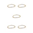 thumbnail image 3 of Sonducket Pulseras de tobillo con cuentas de arroz Cadenas de tobillo Tobilleras delicadas y elegantes para niñas 25 Type2 NO2 Sonducket CBP200709, 3 of 5