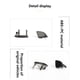 thumbnail image 4 of sweethay Botón del reposacabezas Ajuste del asiento izquierdo y derecho Botones de interruptor de clase S Conveniente Fácil instalación Vehículos, repuestos y accesorios Mis Lado derecho, 4 of 6