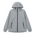 thumbnail image 3 of GUACER Womens Lightweight Hooded Windbreaker Jacket, Waterproof Zip-Up Rain Coat with Pockets for Travel & Hiking, 3 of 8
