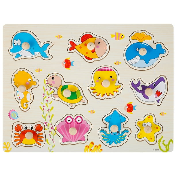 Duety Peg Puzzles Parentchildren Interactive Knob Puzzle Toys Early Educational Hand Grab