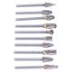 thumbnail image 4 of Lima Rotatoria, Cabeza De Molienda Resistente Al Desgaste 10 Piezas Para Madera Y Plástico Mgaxyff Plata Doble Corte (Caja Azul), 4 of 8