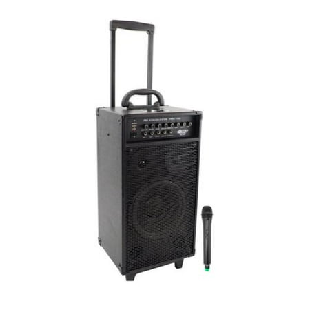 - Pyle Pro PWMA1080I VHF Wireless Portable PA System with iPod Dock
