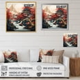 thumbnail image 4 of Designart "Asianarthorizon.Png" Asian Floater Framed Wall Art Print, 4 of 7