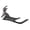 Black, variant on Motorcycle Plastic Fairing Set Plastic Body Kit Fairing Winglets
