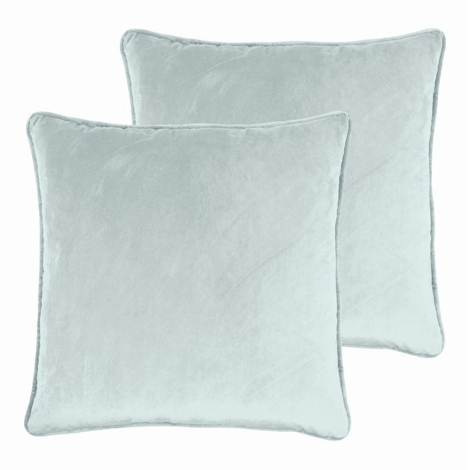 Sherry Kline Elite Velvet Corded-Edge Pillow Covers, Decorative Throw Pillow Covers for Your Living Room and Bed (Set of 2, Black, 24x24)