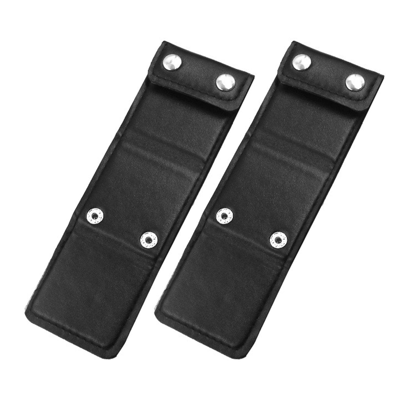 4 Pack PU Leather Seatbelt Cover Clips Universal Comfort Shoulder Neck Protector Strap Positioner Lock Clips for Adults Kids Pregnant Women Car Seat Belt Adjuster 