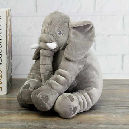 - Grey Mini Elephant Pillow Soft Plush Lovely Cute Long Nose Baby Sleeping strengthtraining Pillow Kids Children Lumbar Cushion Stuffed Doll Birthday Toy Gift