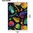 thumbnail image 2 of FMSHPON Tropical Leaves Monstera Leaf Butterflies Clipboard Hardboard Wood Nursing Clip Board and Pull for Standard A4 Letter 13x9 inches, 2 of 7