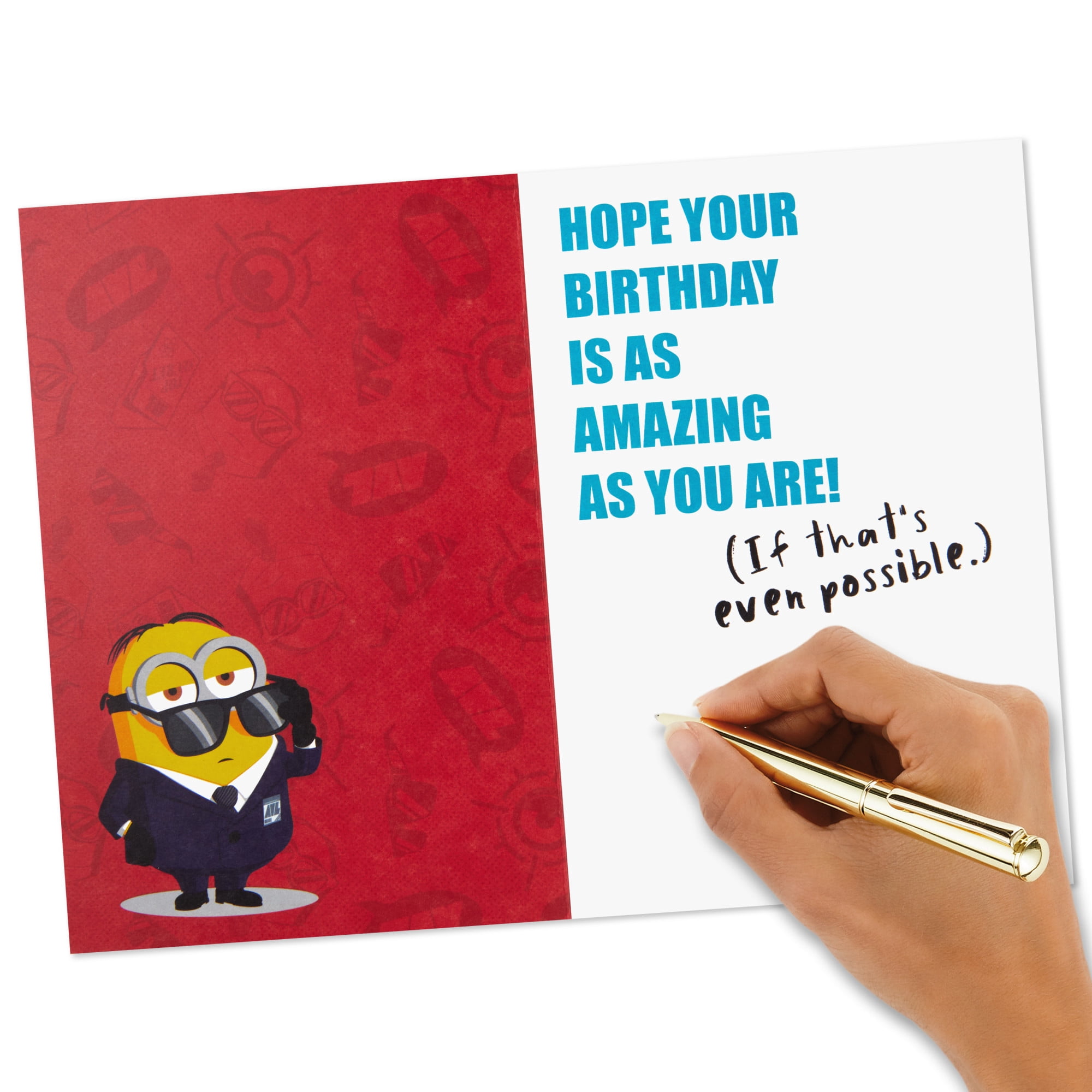 Hallmark Minions Birthday Card for Kids (Your Coolness Is Mind-blowing)