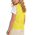 thumbnail image 4 of Jalioing Toddler Kids Outdoor Vest Boys Girls Solid Color Zip Up Collared Vest Casual Summer Travelling Vest with Pocket, 4 of 8