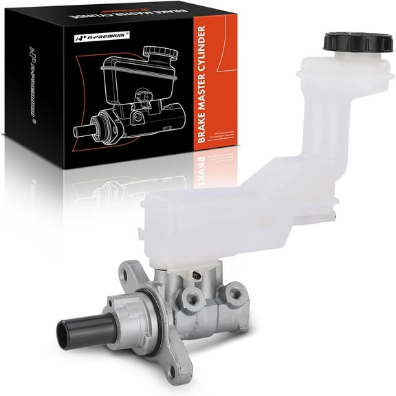 A-Premium Brake Master Cylinder with Reservoir and Sensor Compatible with Nissan Sentra 2007 2008 2009 2010, Automatic CVT Transmission