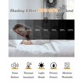 thumbnail image 5 of Geometric Black Blackout Curtains, Light Blocking Print Window Curtains, Abstract Grey White Boho Circle Dot Thermal Insulated Window Drapes for Living Room Kitchen Cafe 2 Panels, 104"W x 52"L, 5 of 9