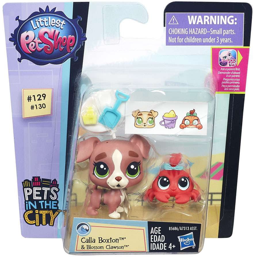 Littles Pep Pet Pack 2 Littlest Pet Shop única Hasbro B9389EUA