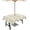 Beige, variant on Outdoor Tablecloth with Umbrella Hole and Zipper 60 x 102 Inch Beige Sage Green Classic Plaid Table Cover for Rectangular Tables Waterproof Tabletop Collection for Patio Garden Picnic Camping