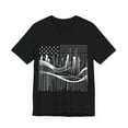 thumbnail image 3 of Skyline Symphony in Black and White - Jersey Short Sleeve Tee, 3 of 4