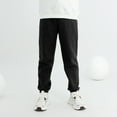 Trousers Pants for Boys and Girls Solid Jogger Sweat With Pockets Warm