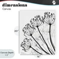 thumbnail image 4 of Stupell Industries Contemporary Floral Fan Dandelions Canvas Art, 16 x 20, by Albert Koetsier, 4 of 8
