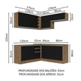 thumbnail image 4 of Cocina Integral Completa Modular Madesa Glamy 349cm MN 03, 4 of 5