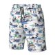 thumbnail image 4 of Balery Hawaii Palms Traje de Baño Estilo Hawaiano para Hombre, Shorts de Secado Rápido con Bolsillos-Large, 4 of 6