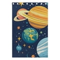 thumbnail image 5 of Cartoon Solar System Planet Blackout Curtains 55W x 72/84L Living Room Bedroom Curtains Heat Insulation and Sun Protection 2-Pack, 5 of 6