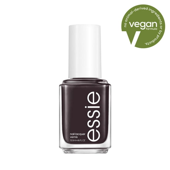 essie Nail Polish, Home By 8, Black, 0.46 fl oz Bottle