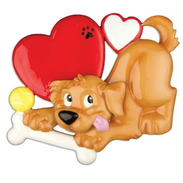 Dog Lover Personalized Christmas Ornament DO-IT-YOURSELF