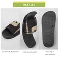 thumbnail image 7 of GZHJMY Stylish Slides for Women Men, Vintage Wilderness Bear Silhouette Soft Flexible Slip-on Sandals Slippers, 7 of 7