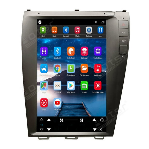 Aotsr 12.8 inch Tesla Style car radio for Lexus ES 2006-2012 Android 13 CarPlay GPS Navigation Multimedia Player Head Unit