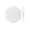 thumbnail image 2 of Unique Bargains 1 Pc Flower-shaped Makeup Mirror for Vacation Travel White PS Glass, 2 of 5