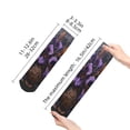 thumbnail image 4 of Naloa Ornate Purple Floral Vase Ankle Socks for Women Non Slip Socks No Show Socks Classic Low Cut Casual Socks Casual Socks, 4 of 7