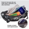 thumbnail image 5 of Zigzag Handlebar Bag, 1.5 Liter Black Windshield Pouch, Fits Any Motorbike, Dirt Bike & Snow Bike, 5 of 5