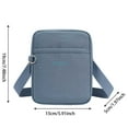 thumbnail image 4 of CAIXIA Messenger Bag Womens Fashion Nylon Canvas Mini Crossbody Phone Messenger Purse, Daily Commute Casual Outing Shoulder Bag, 4 of 4
