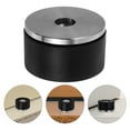 thumbnail image 2 of Heavy Duty Door Stopper Cylindrical Floor Door Stopper Stainless Steel Door Stopper with Rubber Bumper Safety Floor Mount Doorstop with Screws, 2 of 8