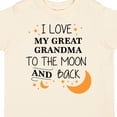 thumbnail image 4 of Inktastic I Love My Great Grandma to the Moon and Back Boys or Girls Toddler T-Shirt, 4 of 5