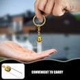 thumbnail image 5 of 2pcs Transparent Glass Bottle Pendant Keychain Small Glass Vials For Perfume Decorative Glass Jars Keychain Travel Bottle Keychain For Women Cute Glass Wish Bottles Keyring (Large), 5 of 5