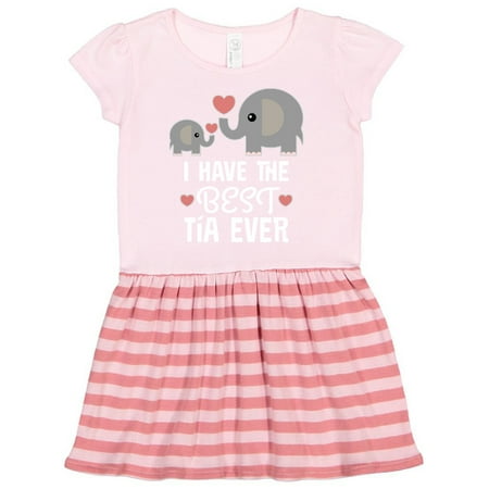 

Inktastic Best Tia Ever Niece Nephew Gift Gift Toddler Girl Dress