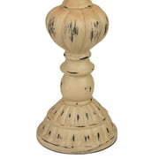 John Timberland Trinidad Country Cottage Table Lamps 26 1/2 High Set of 2 Antique White Candlestick Rattan Tapered Drum Shade for Bedroom Living Room