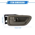 thumbnail image 6 of Unique Bargains 2 Pcs Left Driver & Right Passenger Side Automotive Interior Door Handle Compatible for Toyota Avalon 2000-2007, Durable Plastic Brown, 6 of 7