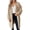 Khaki, variant on Women casual cardigan sweater front open casual knitted cardigan jacket