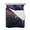 Electric Purple, Neon Pink, Deep Black, variant on Quilts Twin-XL Size Bedding Set, Purple Dinosaur Lightweight Quilted Comforter, Modern Black Abstract Color Lights Soft Reversible Bedspread Coverlet with Pillow Covers for All Season, 68" x 98"