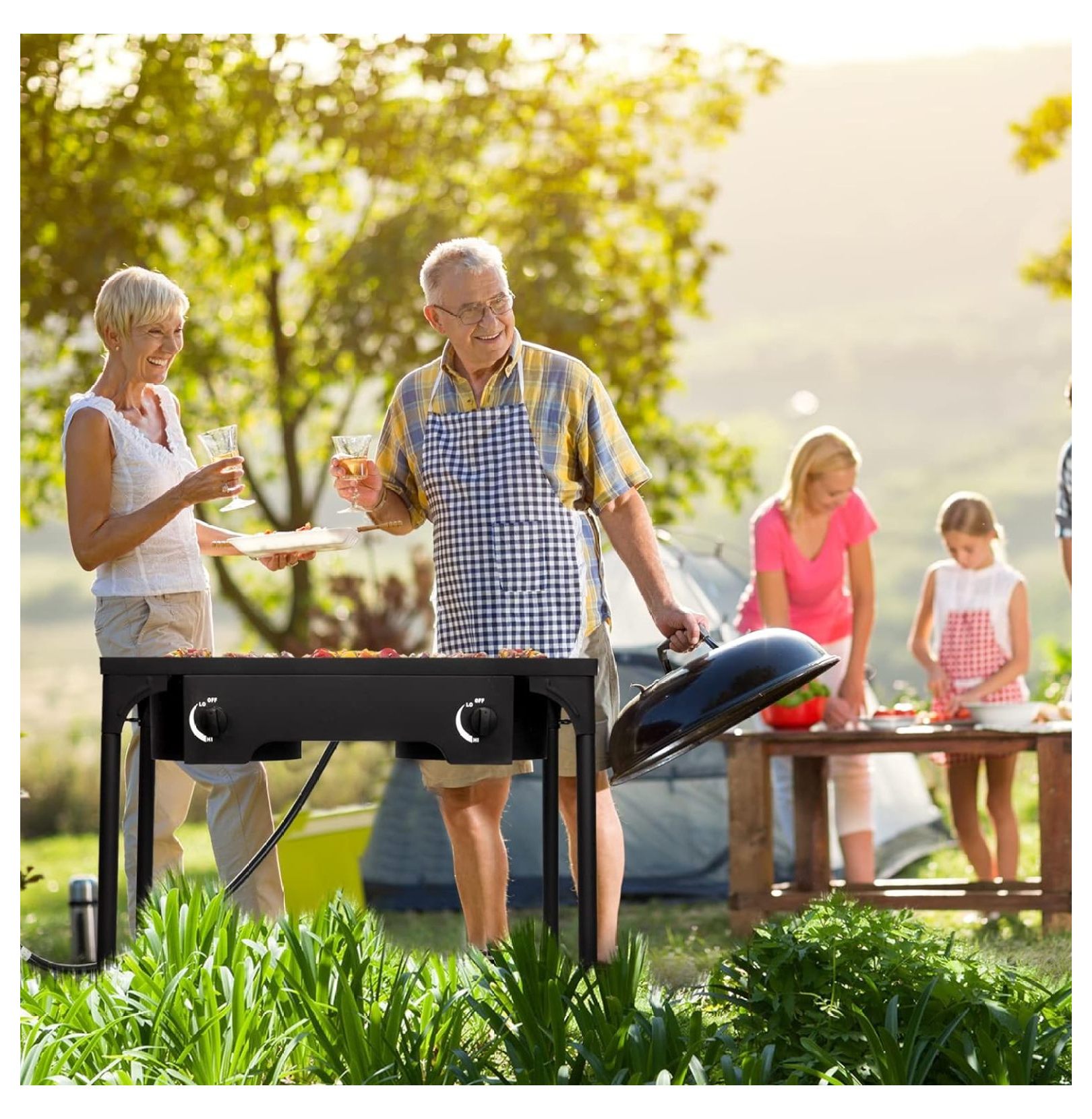TiaGOC 2 Burner Propane Camping Stove