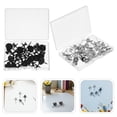 thumbnail image 1 of OUNONA 60 Pcs Crochets Décoratifs en Alliage de Zinc pour Murs Secs et Planches de Liège, 1 of 8